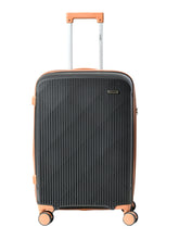 CAGE Winfield Cabin (55cm) Carbon Black Expandable Trolley Bag with TSA Lock, Dual wheels and Anti-theft Zipper - Small