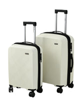 CAGE Winfield Cabin(55cm) & Check-In(66cm) Ink Ginger Expandable Trolley Bag with TSA Lock, Dual wheels and Anti-theft Zipper - Set Of 2