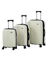 CAGE Winfield Cabin(55cm), Check-In(66cm) & Check-In(77cm) Ink Ginger Expandable Trolley Bag with TSA Lock, Dual wheels and Anti-theft Zipper - Set Of 3